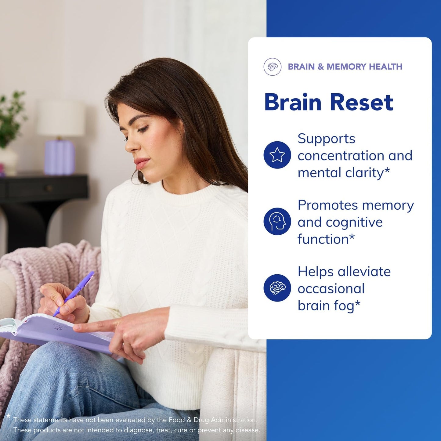 Pure Encapsulations Brain Reset — Supports Concentration, Clarity & Memory | 60 Capsules