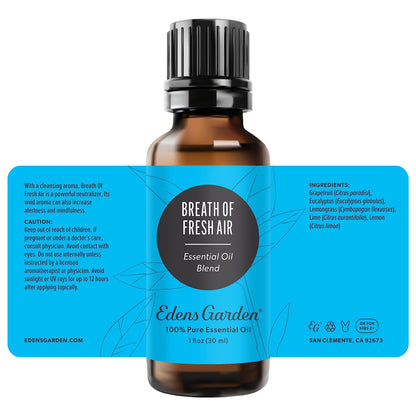 Edens Garden Breath of Fresh Air Essential Oil Blend – 100% Pure, Premium Grade (30 ml)