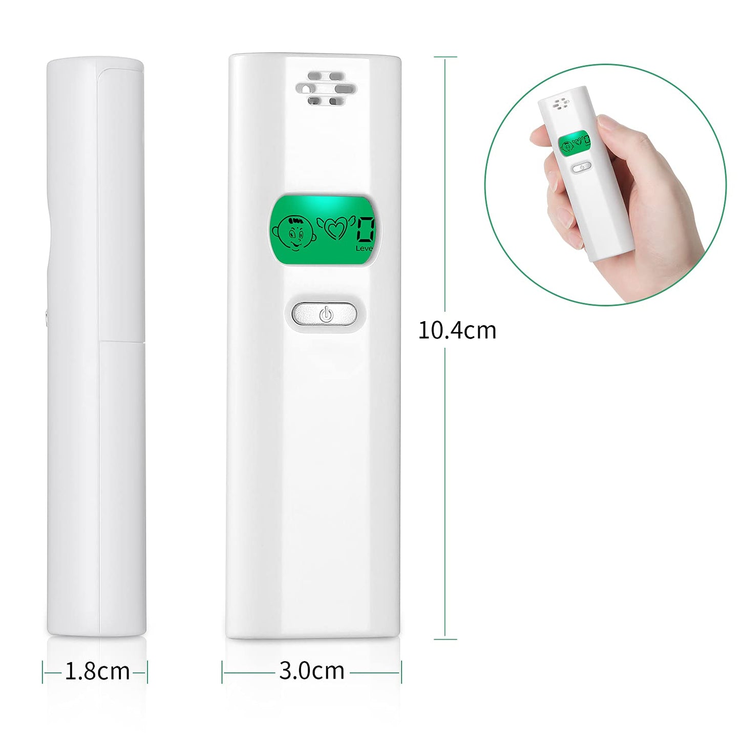 Professional Bad Breath Tester - Portable Odor Detector & Breath Smell Analyzer