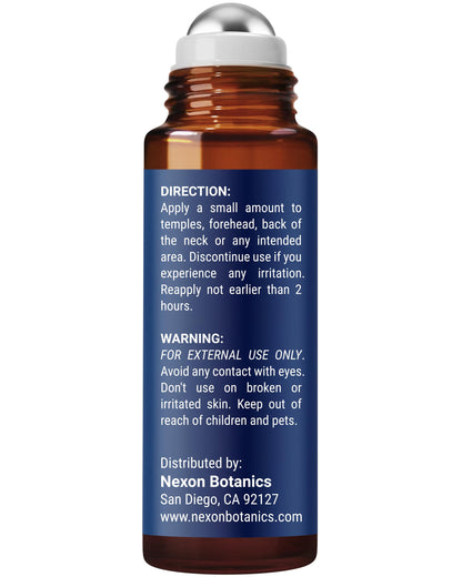 Breathe Essential Oil Roll-On 10 ml – Eucalyptus, Peppermint & Rosemary | Nexon Botanics