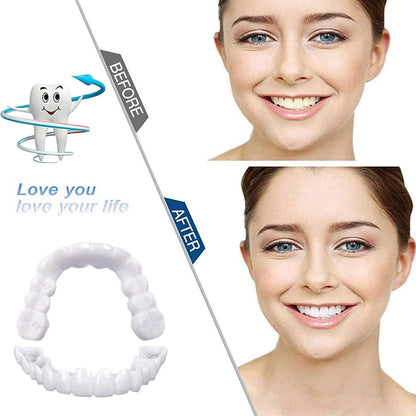 Brige Smile Teeth Denture - Temporary False Teeth to Improve Your Smile