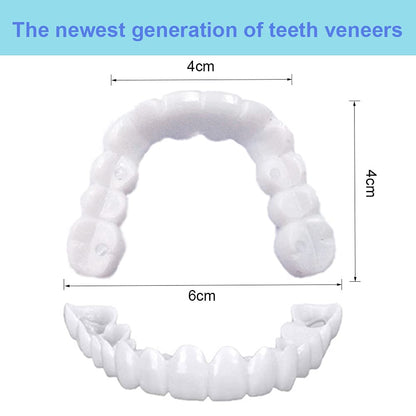 Brige Smile Teeth Denture - Temporary False Teeth to Improve Your Smile