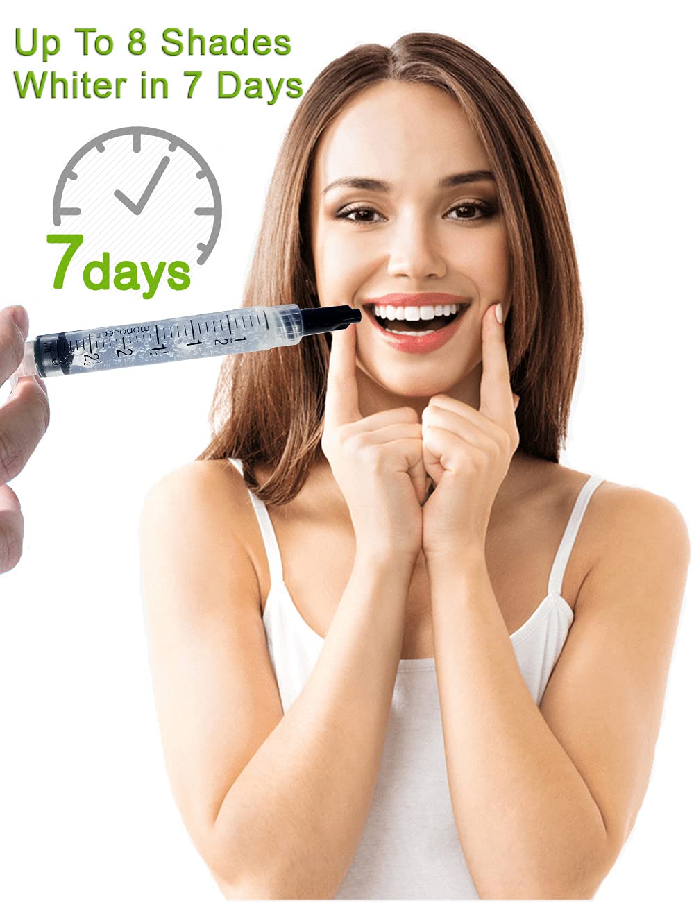 Bright White Smile 35% Teeth Whitening Gel Refills – 10 x 3ml (No Trays Included)