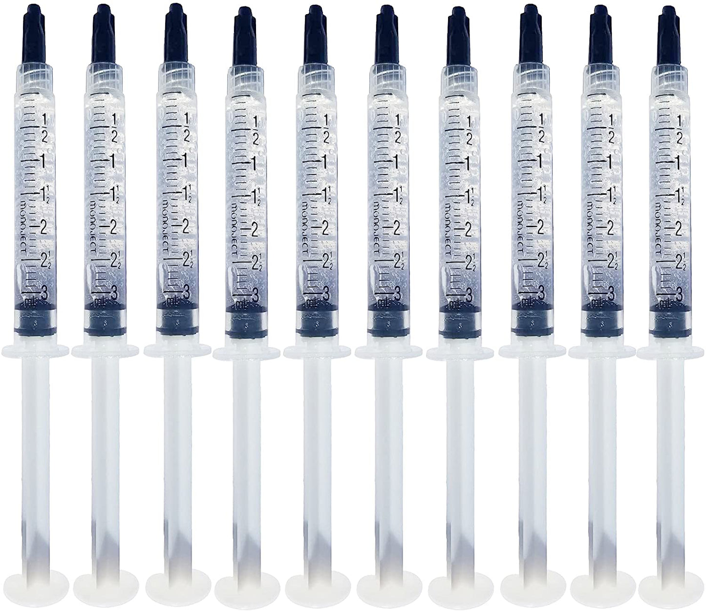 Bright White Smiles Teeth Whitening Gel Refill Kit - 10 Tubes, 44% Carbamide Peroxide