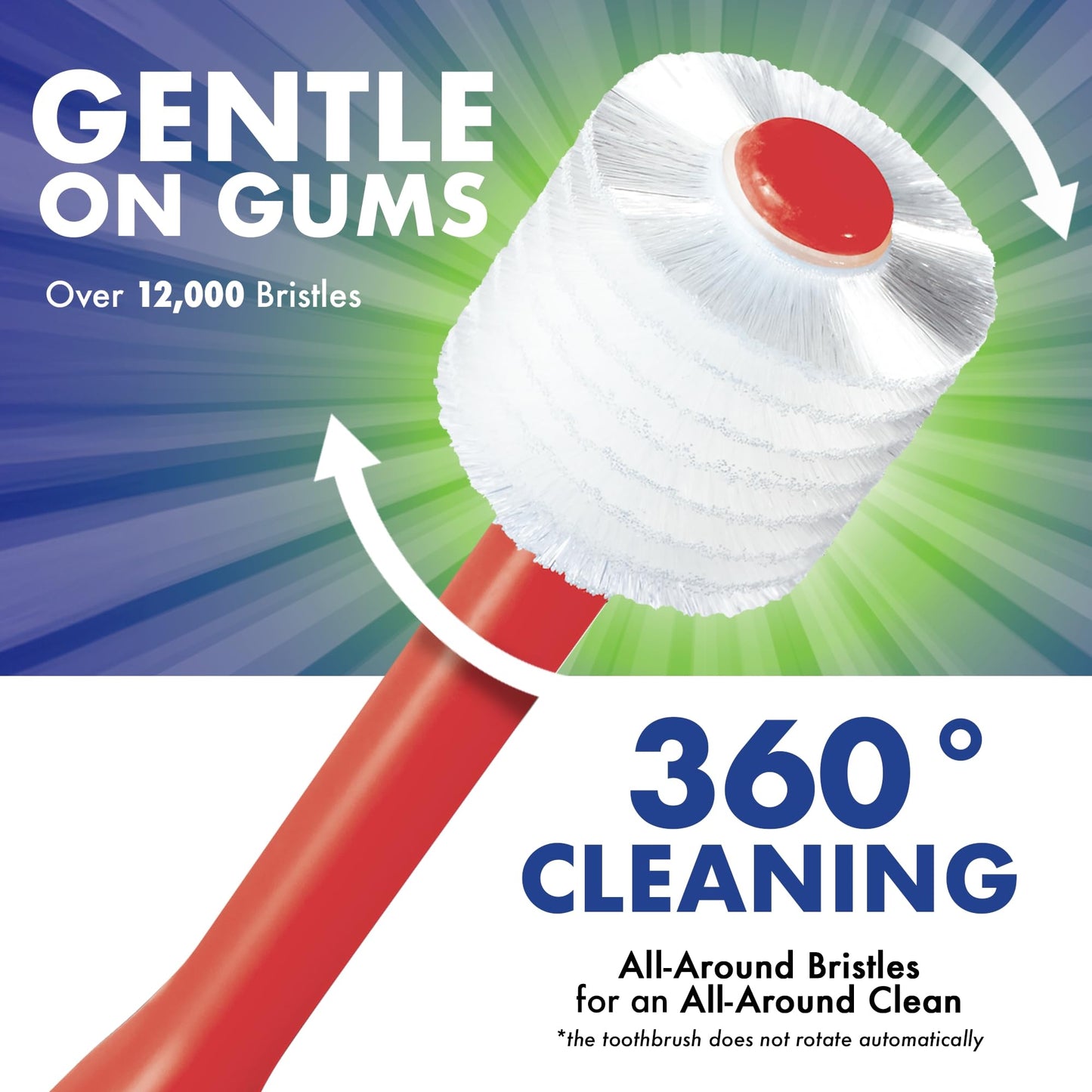 Brilliant Oral Care Kids Toothbrush – Soft Bristles, 360° Round Head, Ages 5-9, Purple | 1 Pack