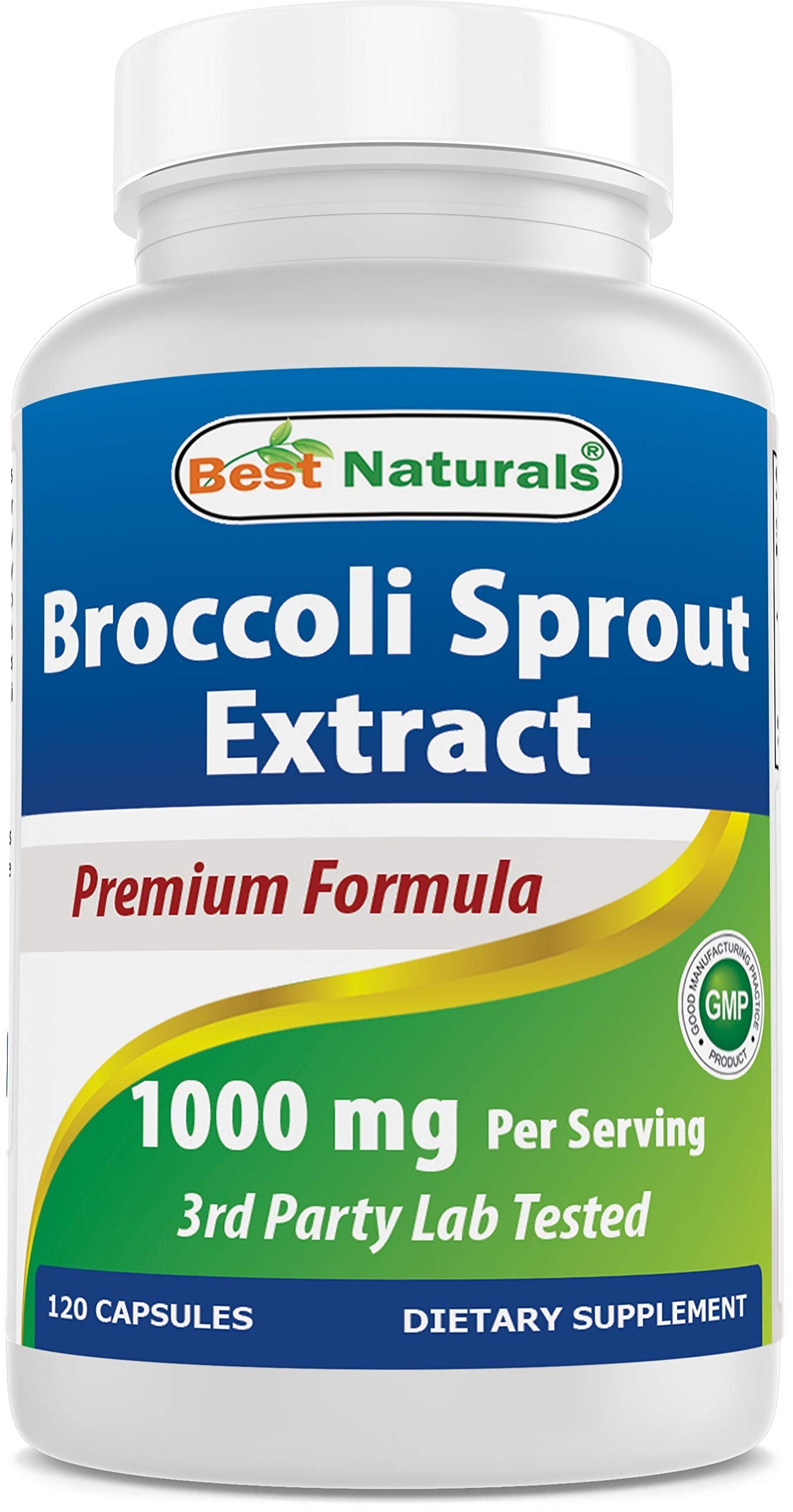 Best Naturals Broccoli Sprouts Extract 1000 mg - 120 Count