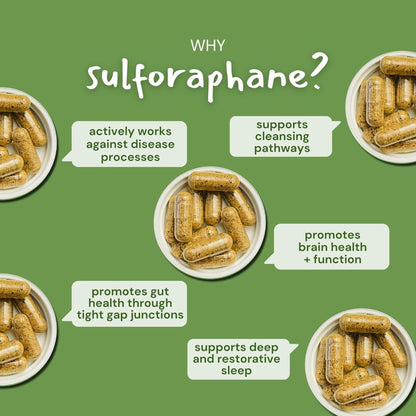 BrocElite Mara Labs Kids | Broccoli Sulforaphane Supplement for Children | No Glyphosate Residue | 60 Vegan Capsules
