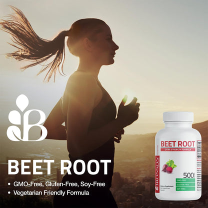 Bronson Beet Root Extra Strength – Non-GMO, 250 Vegetarian Tablets