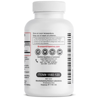Bronson Beet Root Extra Strength – Non-GMO, 120 Vegetarian Tablets | Bronson Vitamins