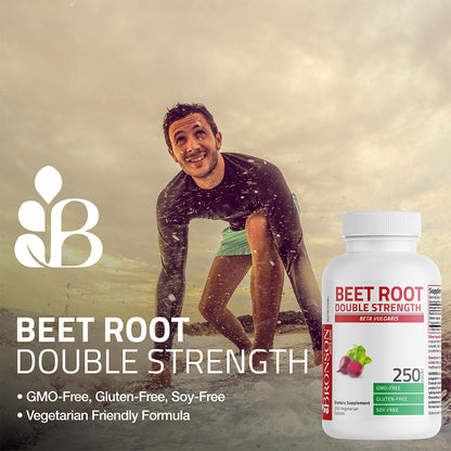 Bronson Beet Root Double Strength - Non-GMO, 120 Vegetarian Tablets