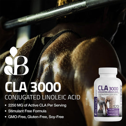 Bronson CLA 3000 Extra High Potency – 2250 mg CLA per Serving