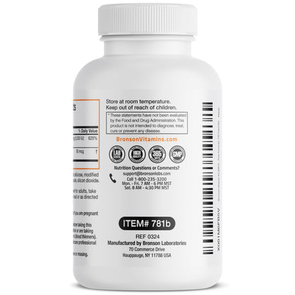 Bronson Vitamin K2 MK-7 with D3 - Non-GMO, 120 Capsules