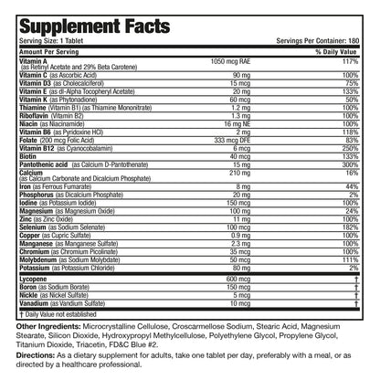 Bronson ONE Daily Men’s Complete Multivitamin – 180 Tablets | Active Men