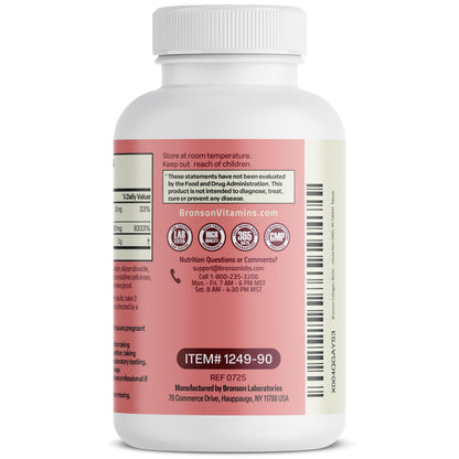 Bronson Collagen Peptides 3000mg with Biotin & Vitamin C | Hair & Skin Support