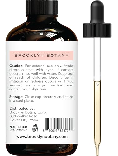 Brooklyn Botany Basil Essential Oil - 4 Fl Oz | 100% Pure & Natural, Premium Grade with Dropper