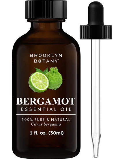 Brooklyn Botany Bergamot Essential Oil - 100% Pure & Premium Grade - 1 Fl Oz