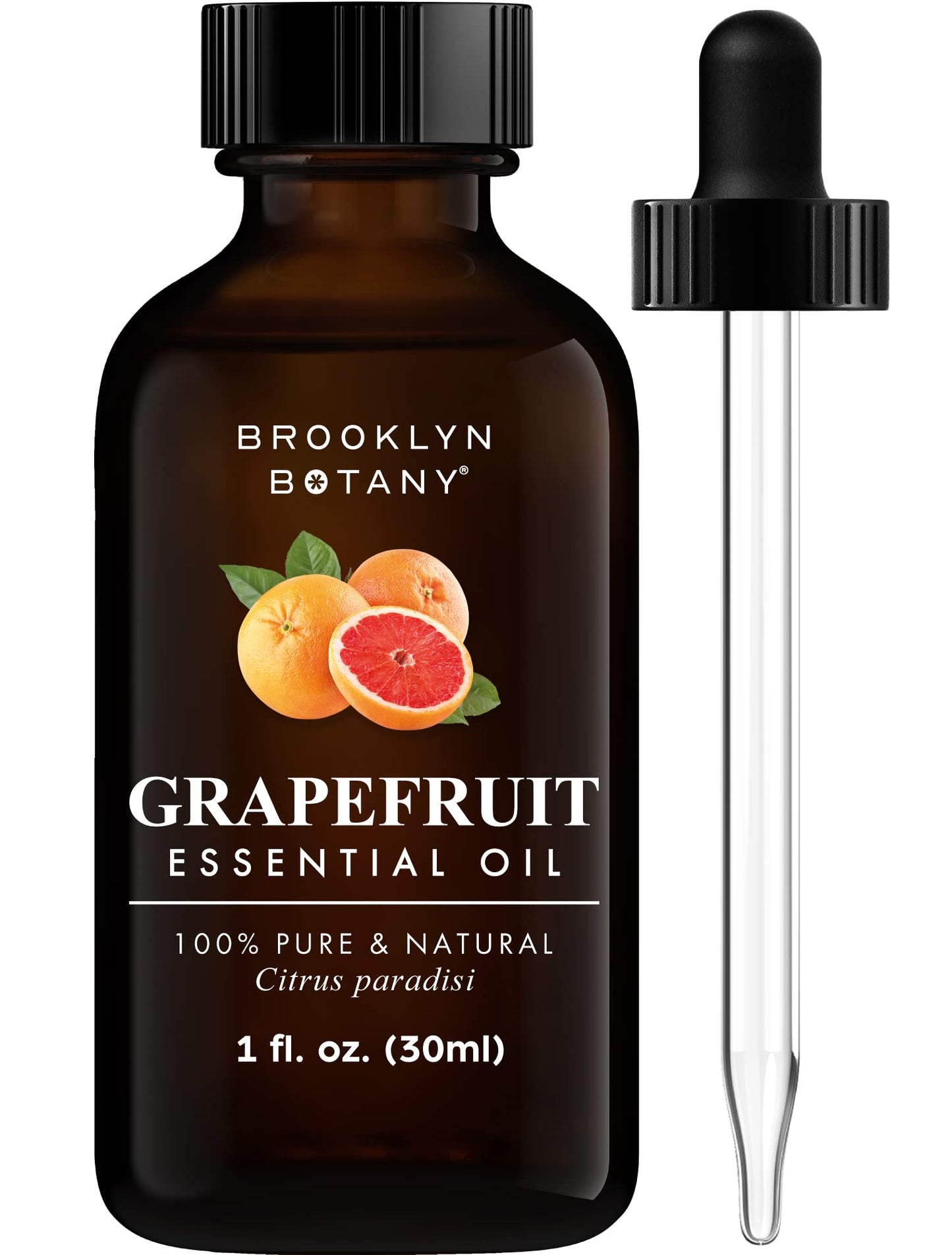 Brooklyn Botany Grapefruit Essential Oil – 100% Pure & Natural, 1 Fl Oz