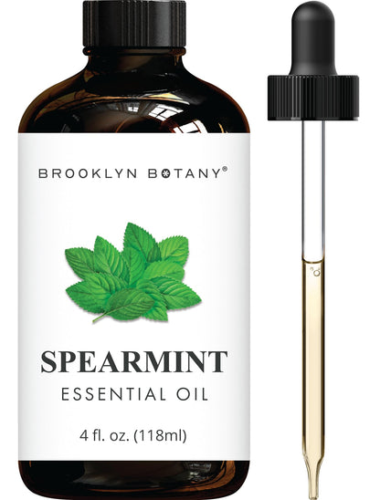 Brooklyn Botany Spearmint Essential Oil - 4 oz | 100% Pure & Natural