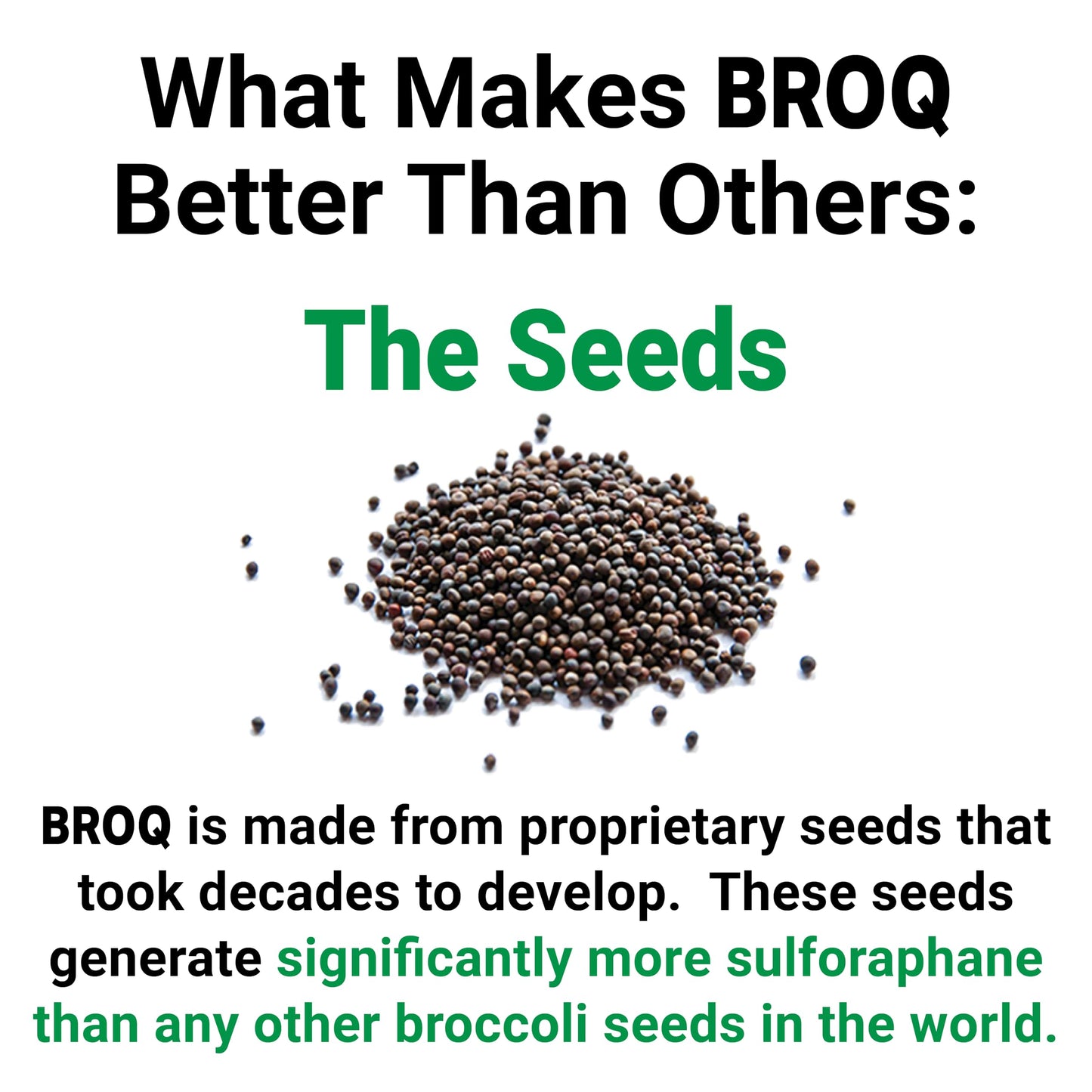 BROQ 2X Sulforaphane for Inflammation, Immunity & Detox | NRF2 Longevity & Cellular Defense – 3rd-Party Tested
