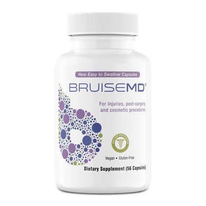 BruiseMD Arnica 1000mg & Bromelain 500mg — 14-Day Bruising and Swelling Support