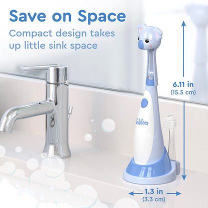 Brusheez Toddlers Sonic Toothbrush – Safe 1-3 yrs, 2-Min Timer (Kiwi the Koala)
