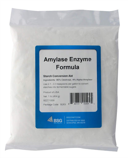 BSG Amylase Enzyme Formula 1 lb | Amylase Enzyme for Liquefaction
