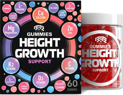 BTQ BIOTEQUE LAB BIOTEQUELAB Height Growth Gummies – Multivitamin for Teens, Kids & Adults