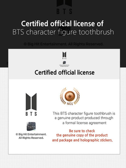 BTS Official Merchandise - Character Figure Toothbrush with Magnetic Holder (RM) | Fans Gift