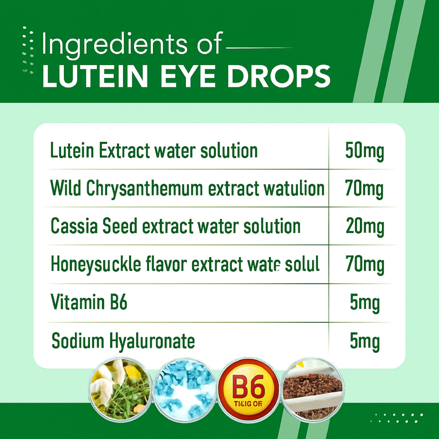BUIE Lutein Eye Drops – Gentle Daily Eye Care with Lutein, Honeysuckle, Cassia Seed, Wild Chrysanthemum & Vitamin B6 – Hydrating, Preservative-Free, Lens-Friendly Formula – 0.5 fl oz