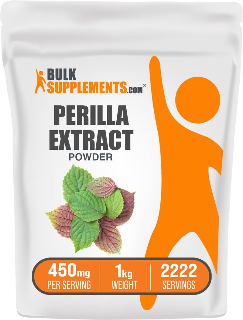 BulkSupplements Perilla Extract Powder – 450mg Serving, 1kg – Vegan & Gluten-Free