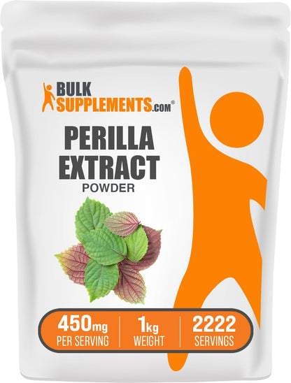 BulkSupplements Perilla Extract Powder – 450mg Serving, 1kg – Vegan & Gluten-Free