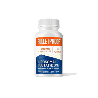 Bulletproof Liposomal Glutathione Force Antioxidant Capsules, 30 Count | Immune Support & Liver Health, 30 Servings, Packaging May Vary