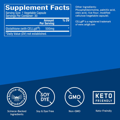 Bulletproof Liposomal Glutathione Force Antioxidant Capsules, 30 Count | Immune Support & Liver Health, 30 Servings, Packaging May Vary