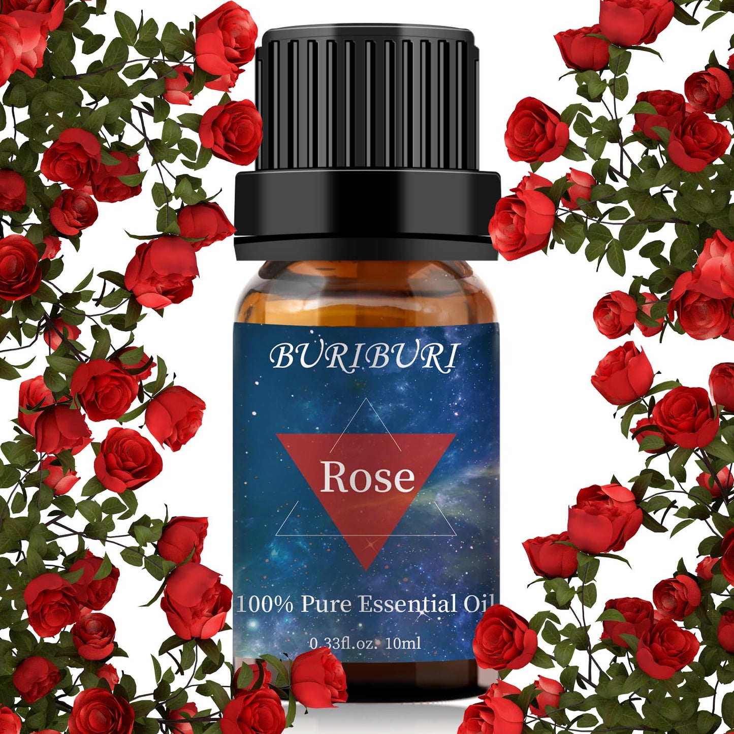 BURIBURI Rose Essential Oil 10ml – 100% Pure, Undiluted & Natural Aromatherapy