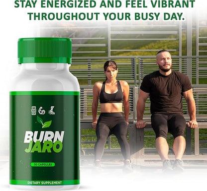 MounDrops Burn Jaro Capsules – Official BurnJaro, Pink Salt, All-Natural Energy Detox (30 Capsules)
