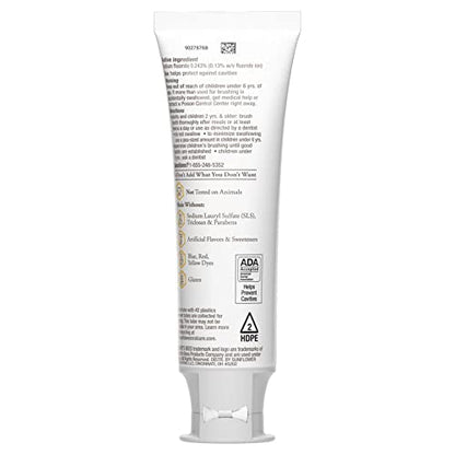 Burt's Bees Toothpaste with Fluoride – Extra White Zen Peppermint 4.7 oz (14) | ADA Accepted