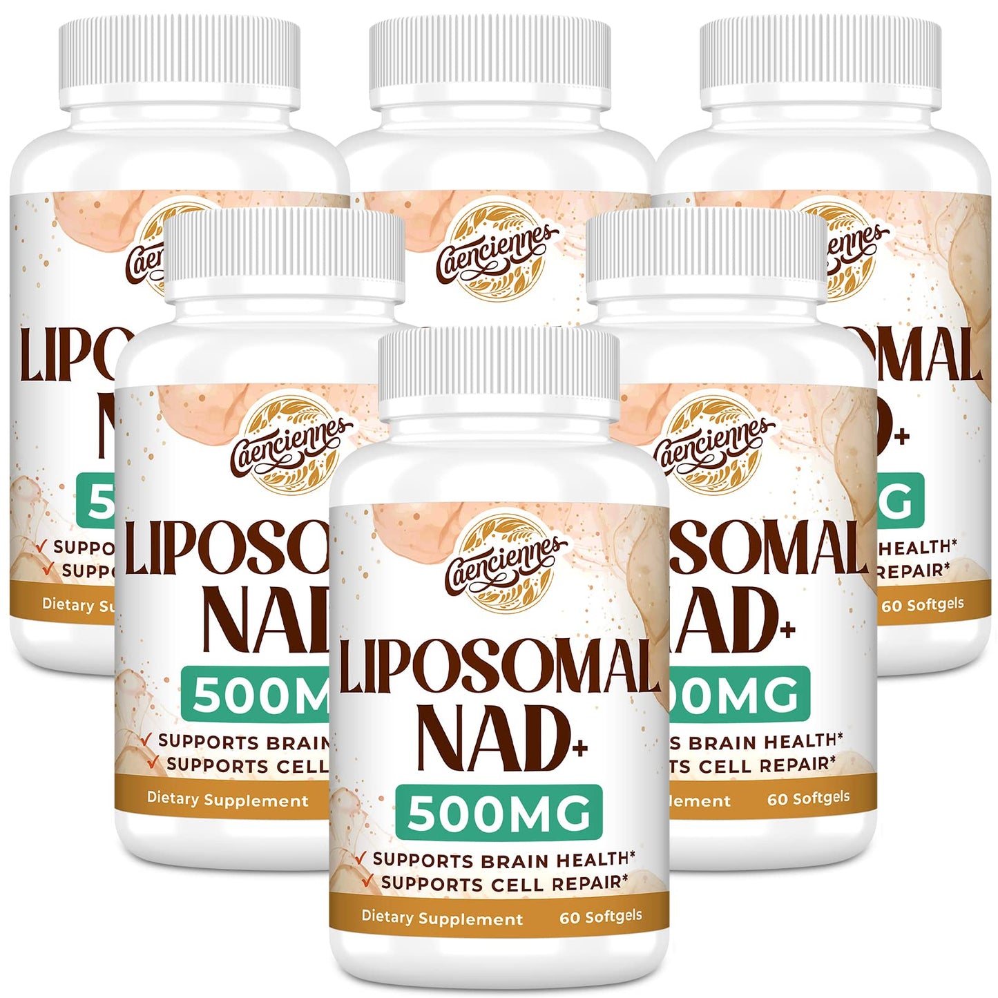Caenciennes Liposomal NAD+ 500 mg — True NAD+ with Superior Absorption