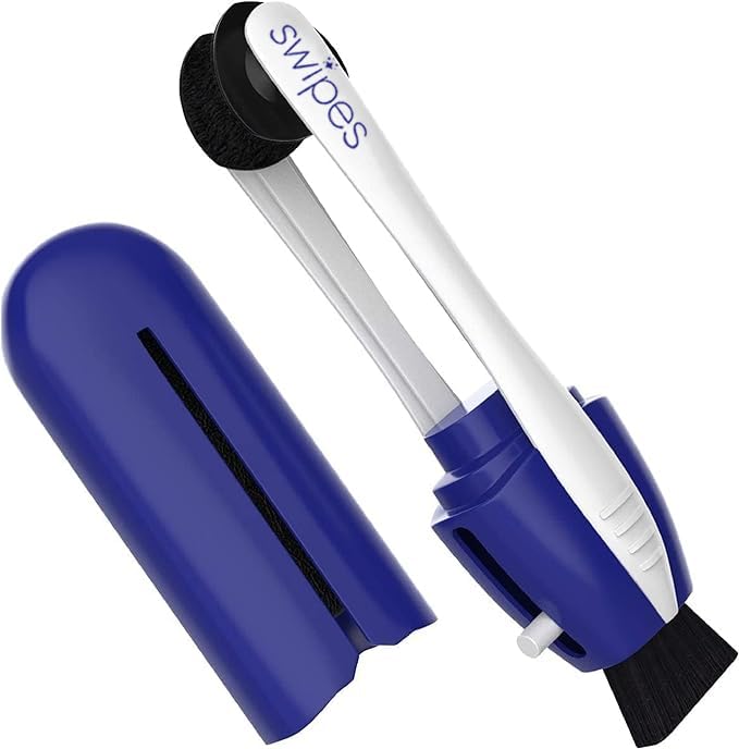 Calabria Carbon Eyeglass Cleaner – Portable Purple Carbon Microfiber Lens Cleaner