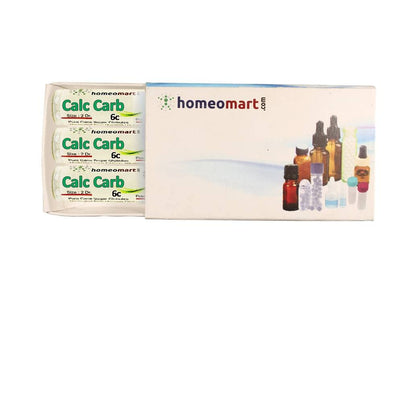 Calcarea Carbonica Homeopathy Pellets 6C Potency – Pack of 3 | Homeomart