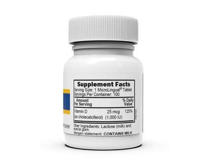 Superior Source Vitamin D3 1000 IU – Sublingual Tablets for Immune & Bone Health