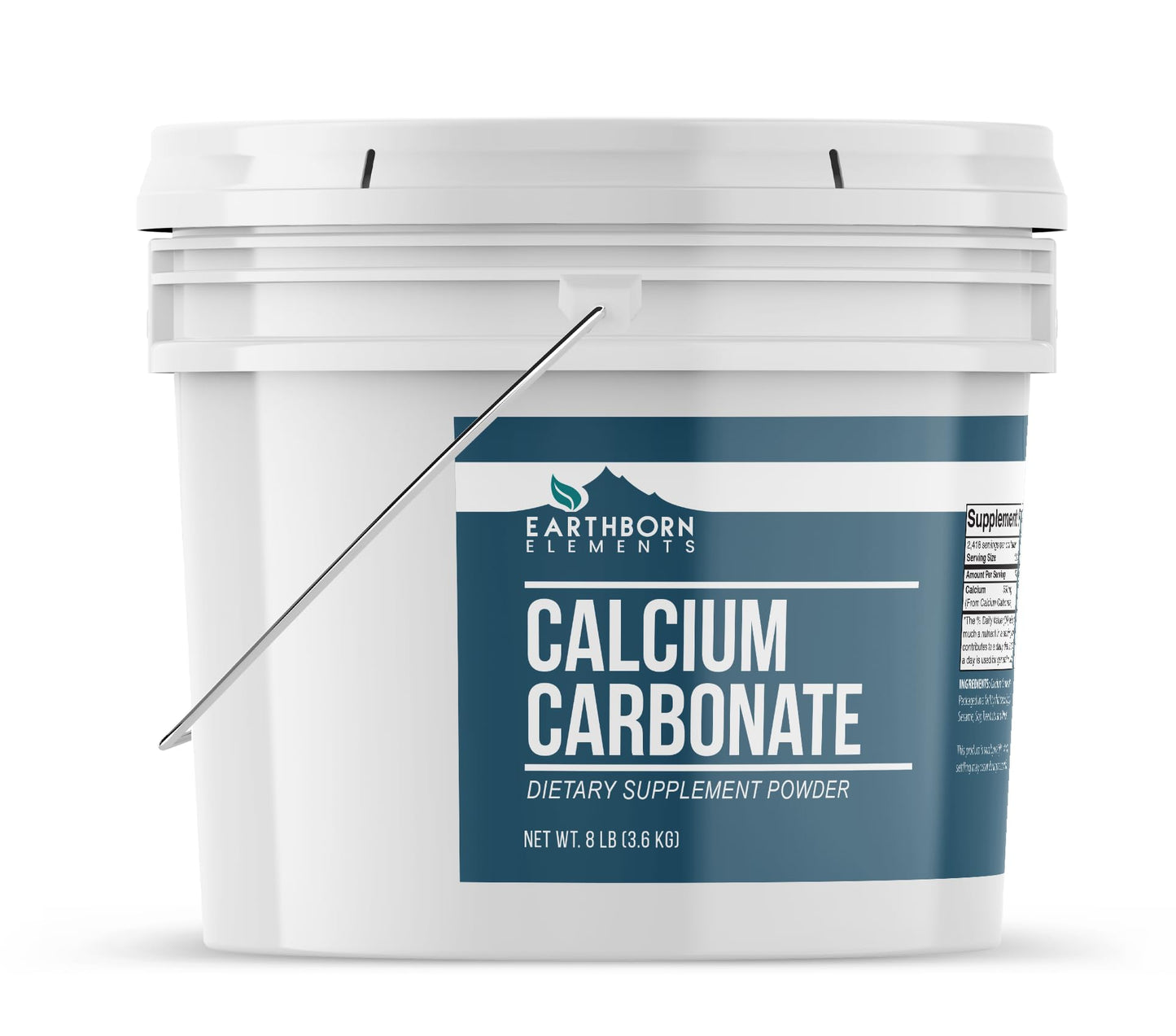 Earthborn Elements Calcium Carbonate Powder (1 Gal) – Natural Antacid & Limestone Powder