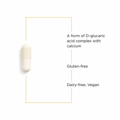 Integrative Therapeutics Calcium D-Glucarate – Detox Support & Estrogen Metabolism – Gluten & Dairy Free