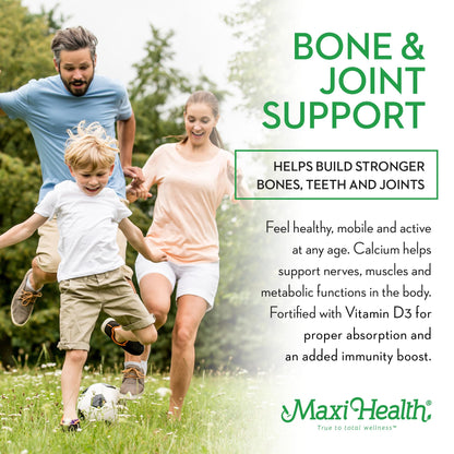 Calcium + D3 Gummy – Chewable Bone Support (Kosher) – 60 Count
