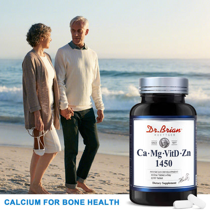 Dr. Brian Calcium Supplement – Bone & Teeth Health, Non-GMO, 90 Tablets