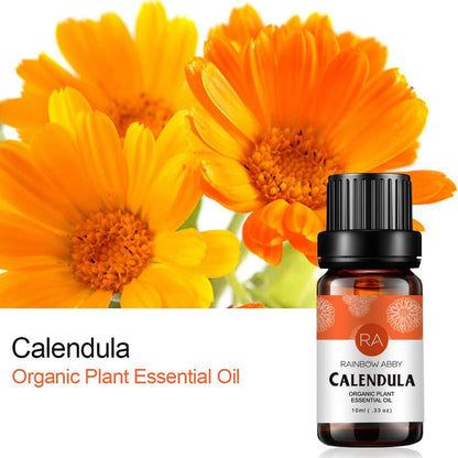 2-Pack Calendula Essential Oil - 100% Pure Organic Calendula Oil 10mL for Diffuser & Skin Care