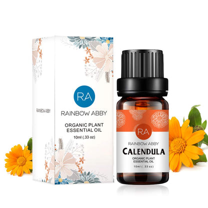 2-Pack Calendula Essential Oil - 100% Pure Organic Calendula Oil 10mL for Diffuser & Skin Care