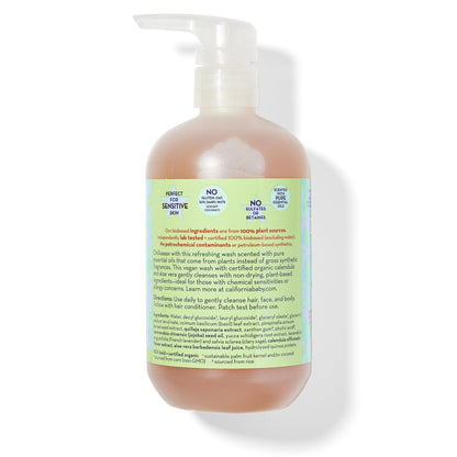 California Kids Chillax Shampoo & Bodywash – 100% Plant-Based, Gentle Lavender (562 mL / 19 oz)