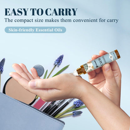 Calm Essential Oil Roll-On – Aromatherapy for Stress Relief, Relaxation & Self-Care Gift