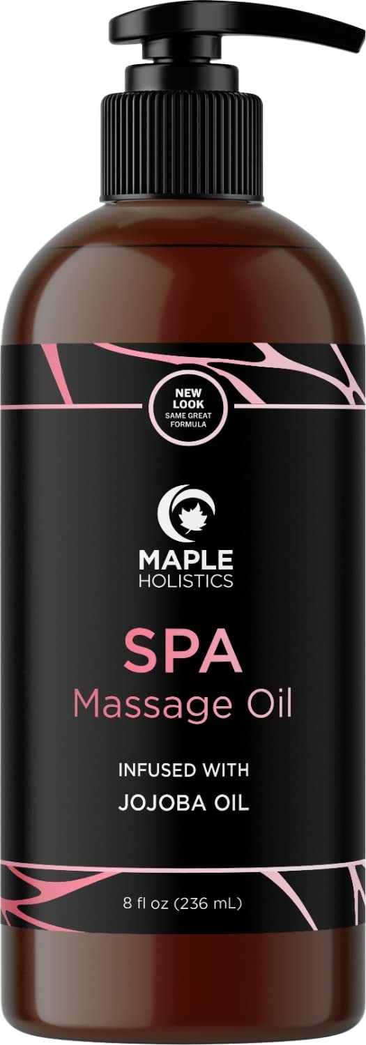 Calming Massage Oil for Therapy – Home Spa Massage Oil (Non-Greasy)