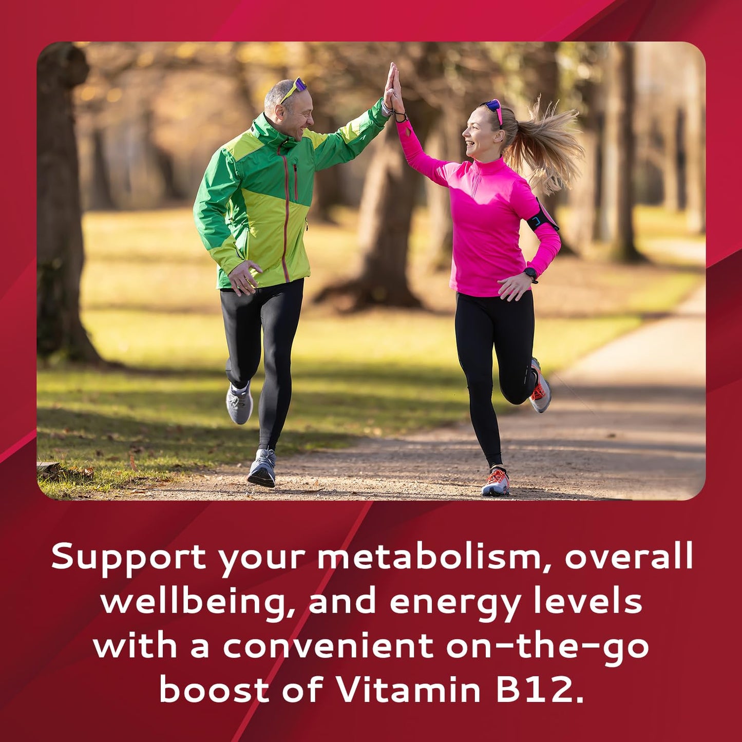CALMOUR Vitamin B12 Strips 10 Pack – 1500 mcg, Mint, Vegan & Gluten Free